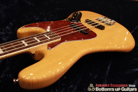FREEDOM CUSTOM GUITAR RESEARCH x ボトムズアップギターズ "Guitar of The Month" Jazz Bass (JB) パッシブ 4弦【Flame 1P Light Ash × Rose FB】