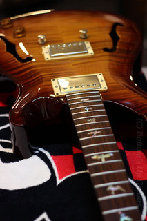 PRS McCarty ArchtopII 1999 Double 10TOP on the tech desk