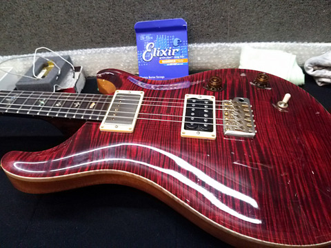 PRS Japan Limited BZF McCarty Red Tiger -ピックアップ交換 & FSE Custom Tone Capacitor 装着-