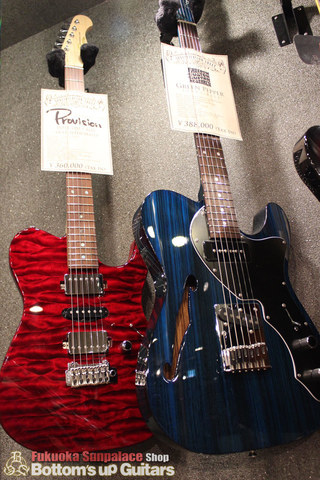 店頭ギターの巡回管理　弦交換　Provision, Ts Guitars, SAITO Guitars, FCGR, Dragonfly.