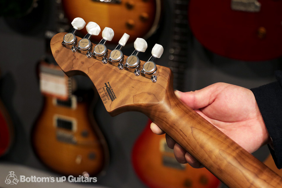 新製品ニュース【DST-Classic Roasted Flame Maple Neck】T's Guitars 